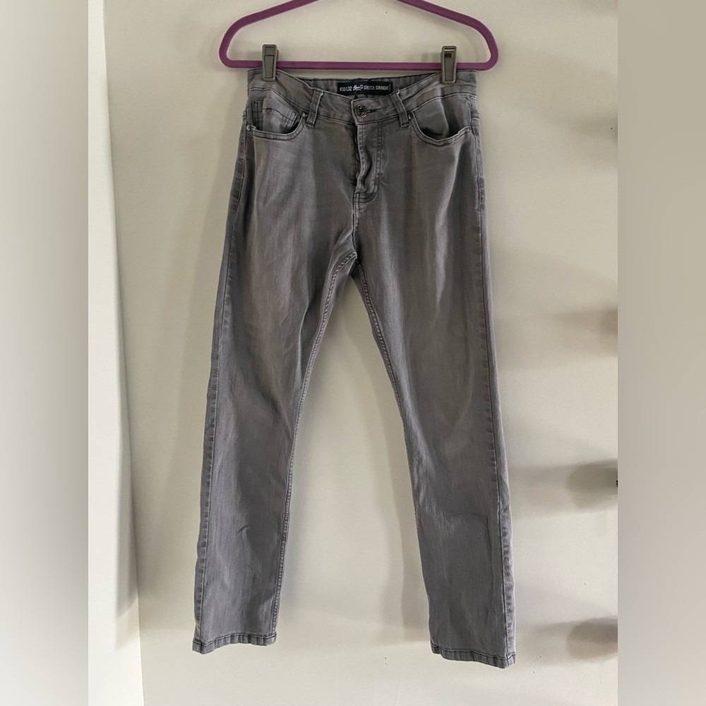 Men’s grey stretch jeans 30x32
